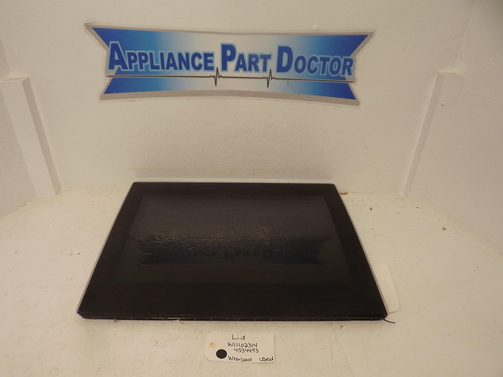 Whirlpool Washer W11102314 4534493 Lid Used Whirlpool Washer W11102314 4534493 Lid Used